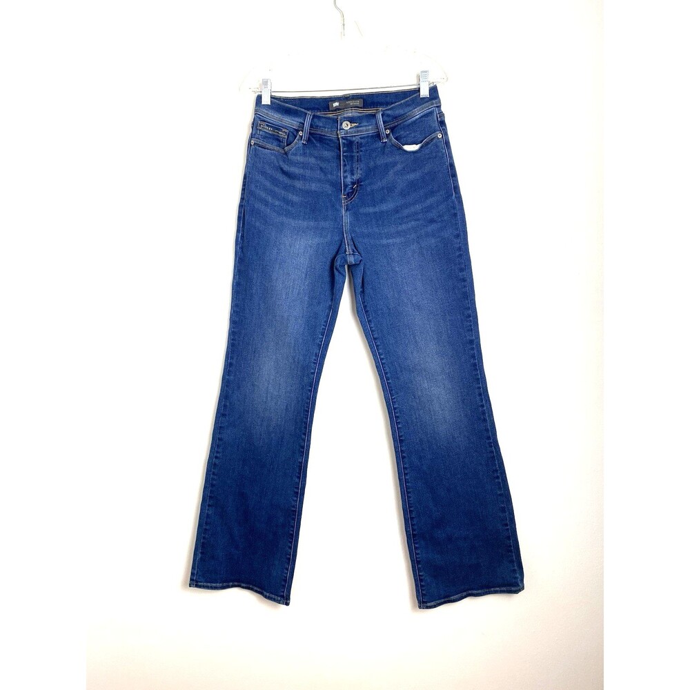 Levi's 512 Women's Bootcut Blue Jeans Slimming High Rise Size 29 Stretch